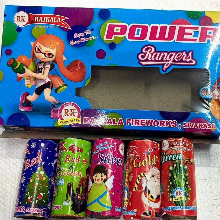 Power Rangers Colour & Crackling