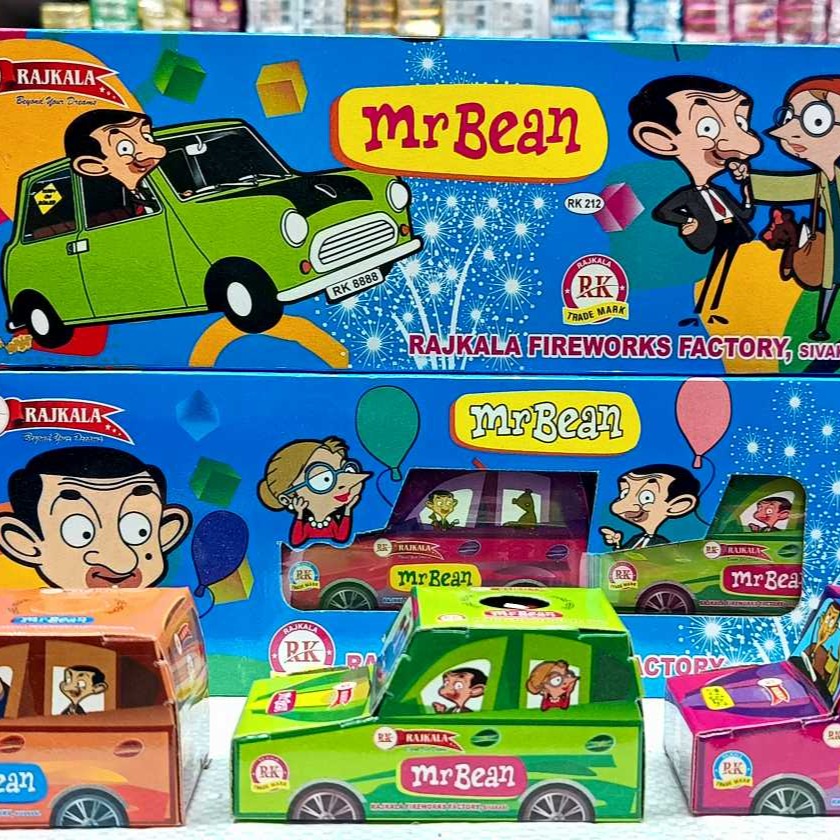 Mr.Bean Kid's Car Colour & Thunder Crackling